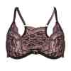 Silk & Blue Kadın Dantel Balenli Sütyen Gül Kurusu