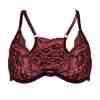 Silk & Blue Kadın Dantel Balenli Sütyen Kırmızı
