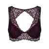Silk & Blue Kadın Dantelli Bralet Bordo