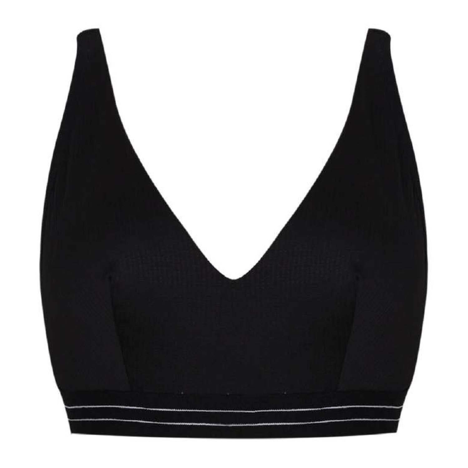 Silk & Blue Kadın Fitilli Büstiyer Siyah