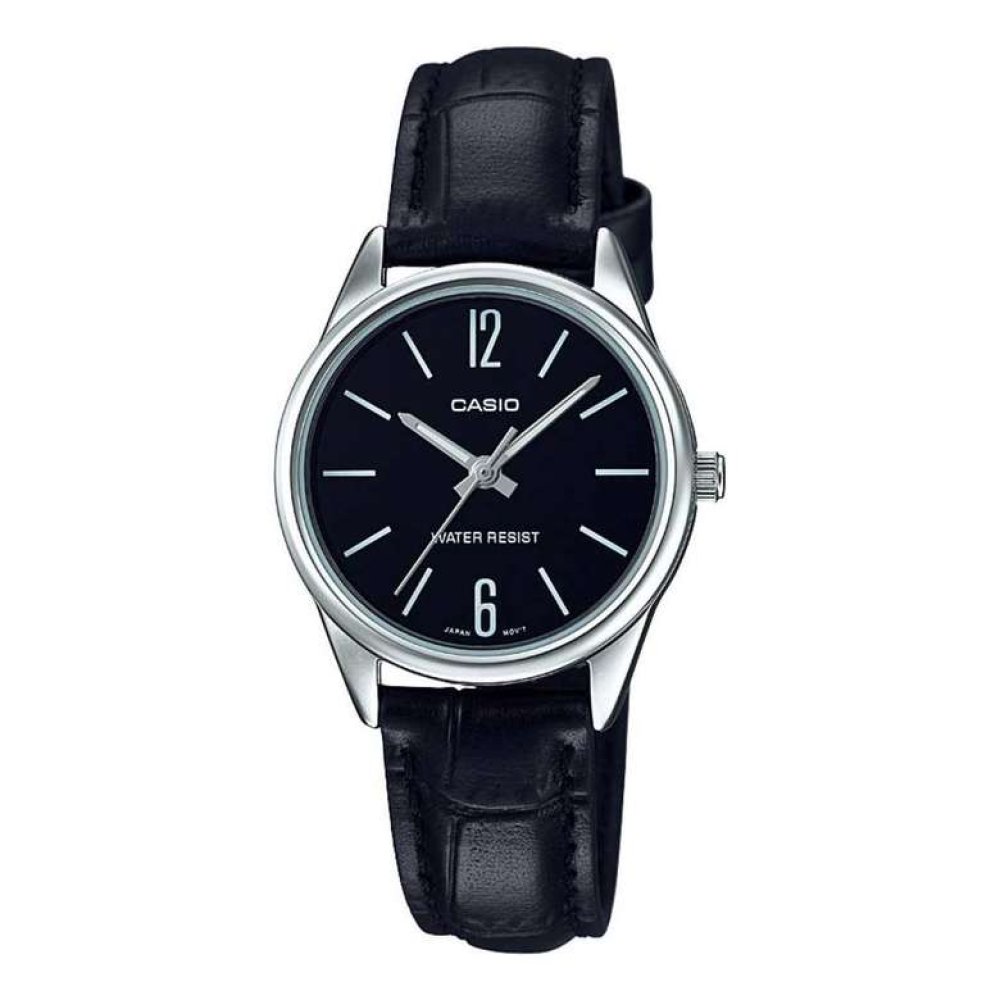 Casio LTP-V005L-1BUDF Kadın Kol Saati Siyah Gümüş