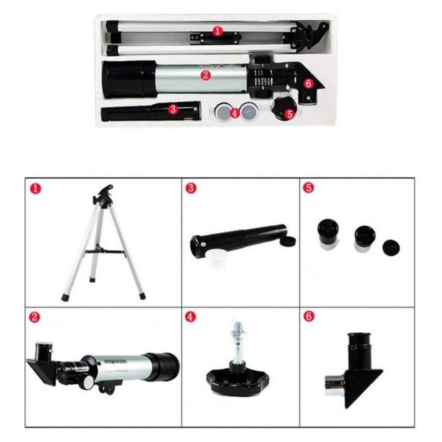 Jwin F36050 Teleskop 360x50mm