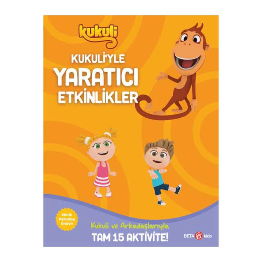 Kukuliyle Yaratıcı Etkinlikler Kitapları Turuncu
