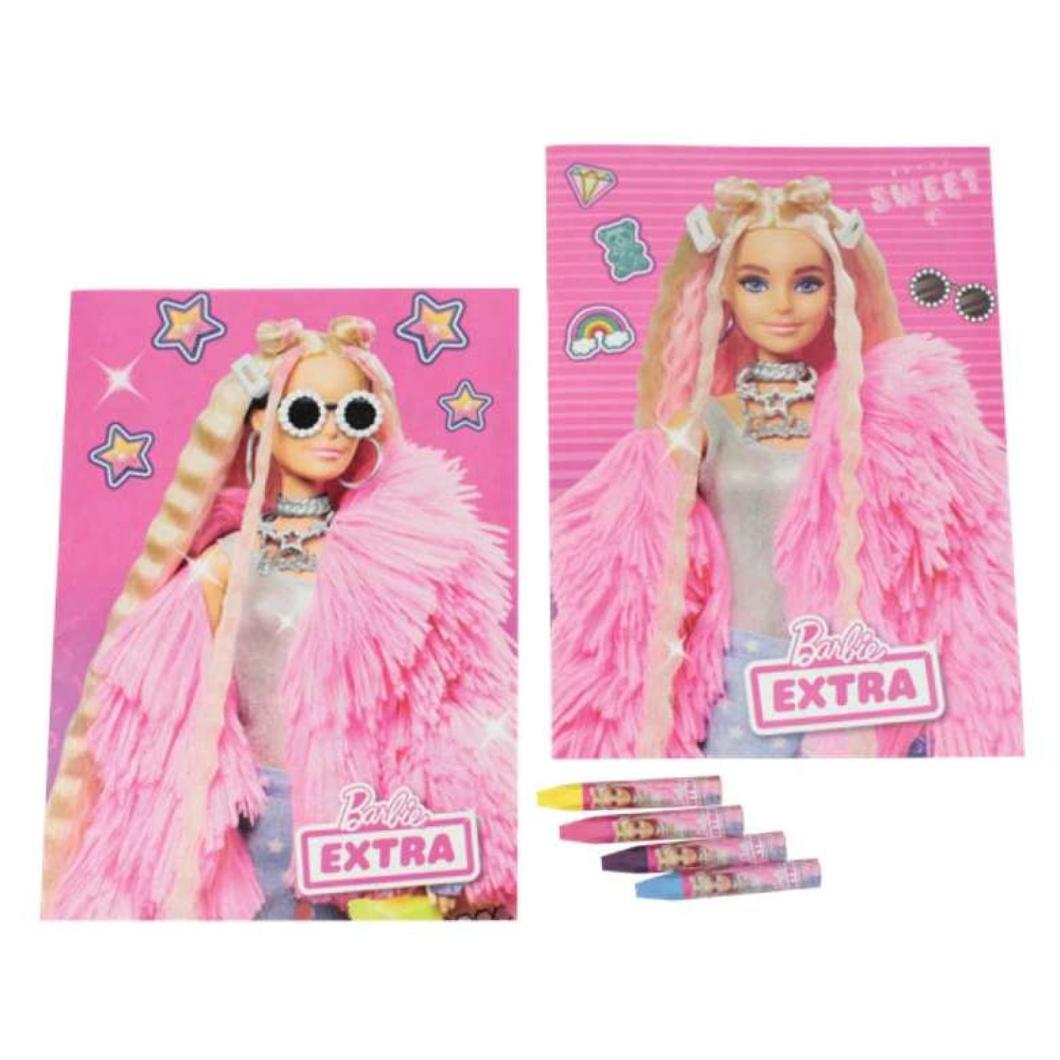 Lisanslı Boyama Seti+pastel Boya, Pembe