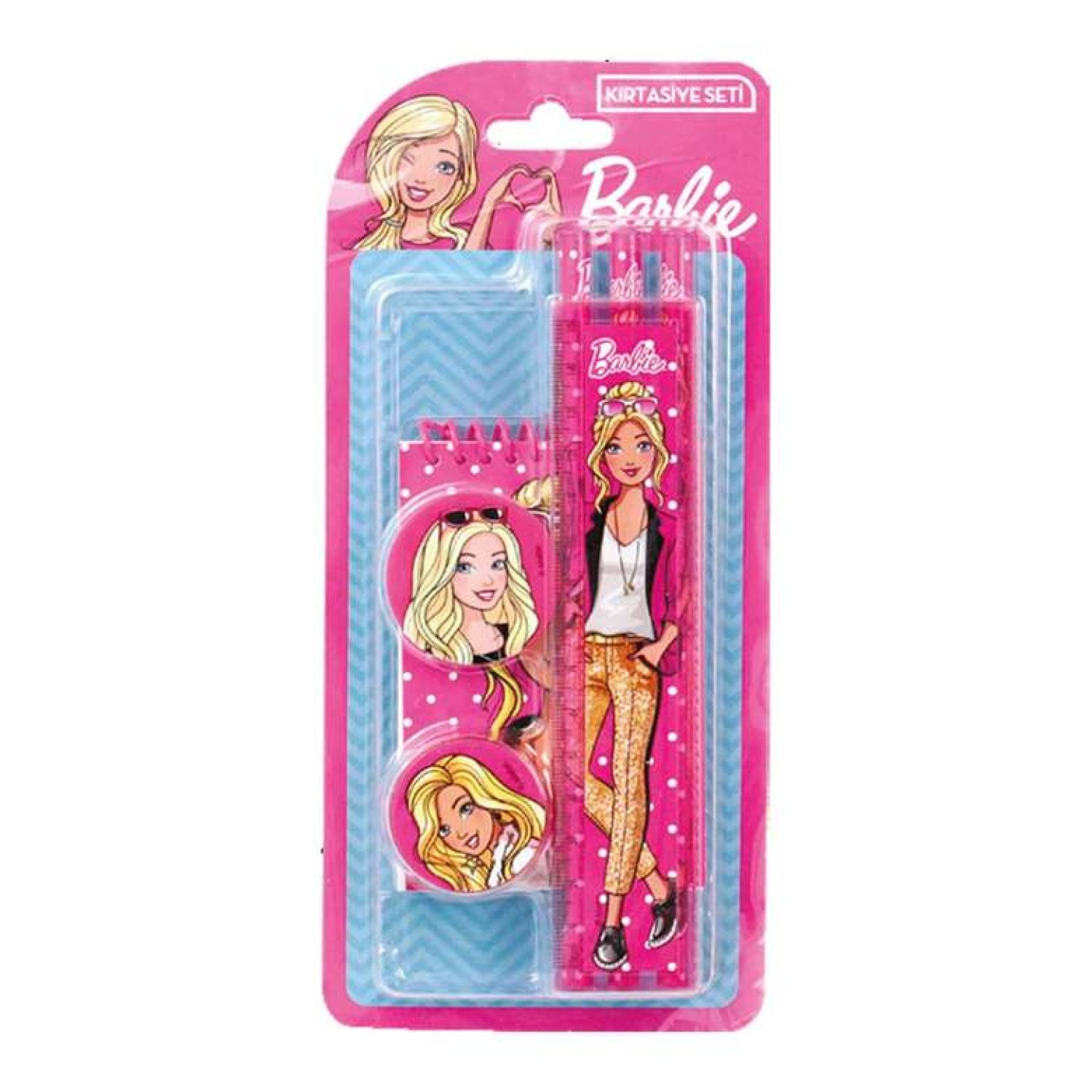 Barbie Lisanslı Defterli Kırtasiye Seti