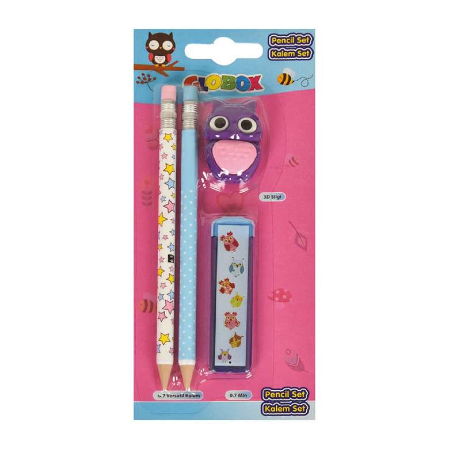 Globox 3D Silgili + Min Versatil Set