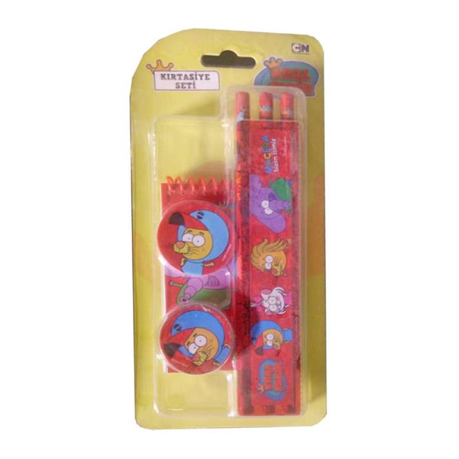 Lisanslı Defterli Kırtasiye Seti  Sarı