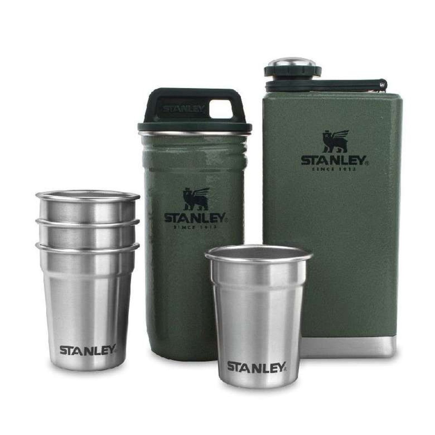 Stanley Çelik Bardak Matara Seti 470 ml Yeşil