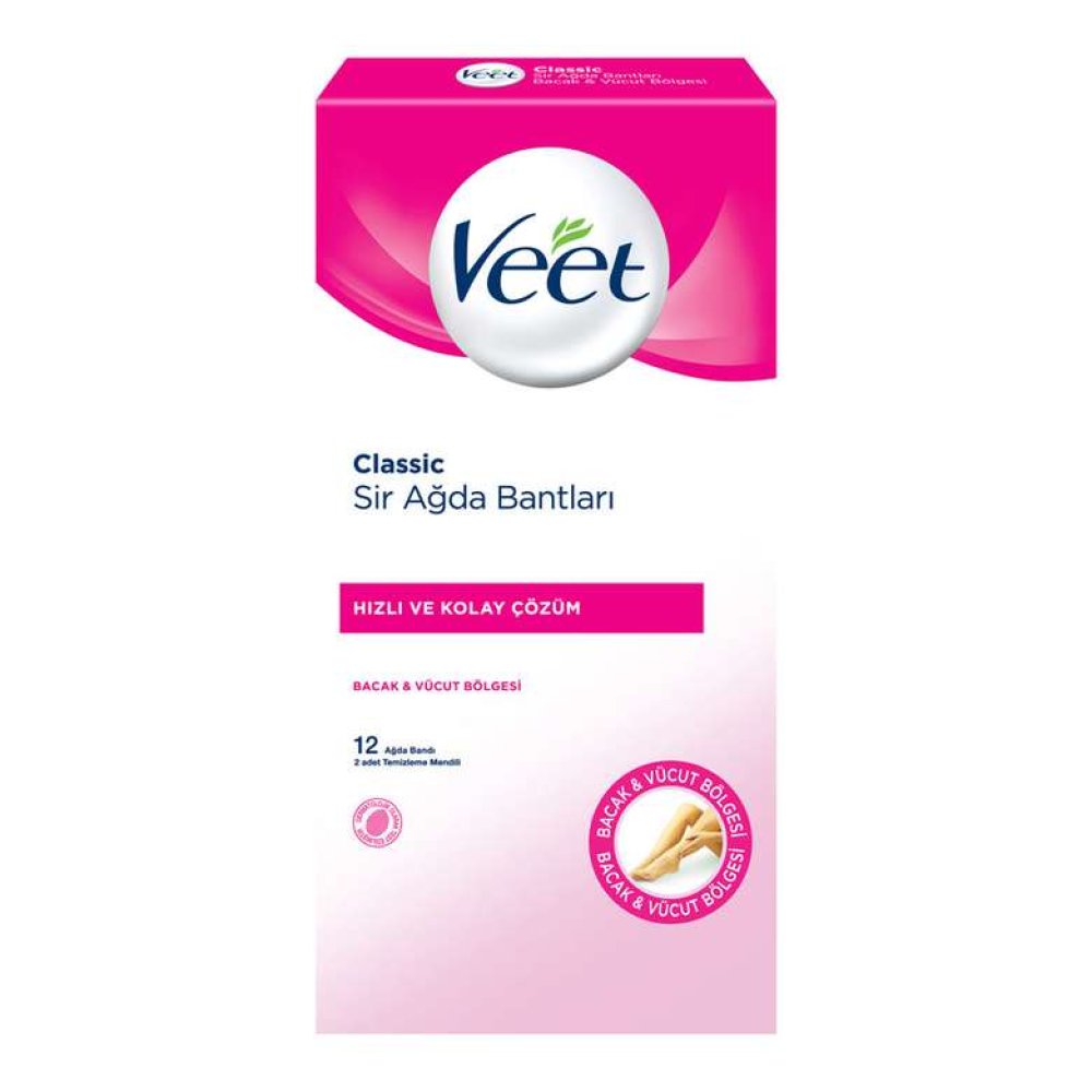 Veet Ağda Bandı Klasik 12 Adet
