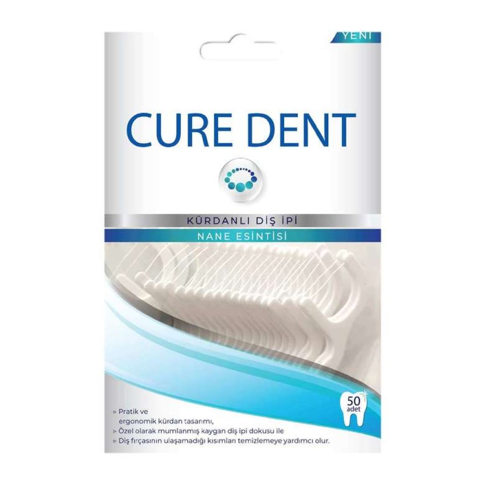 Cure Dent Kürdanlı Diş İpi 50 'li