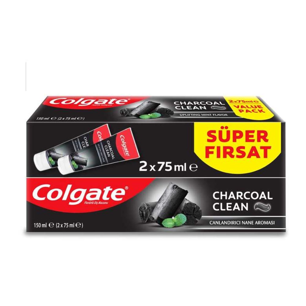 Colgate Diş Macunu Charcoal Clean 2X75 Ml