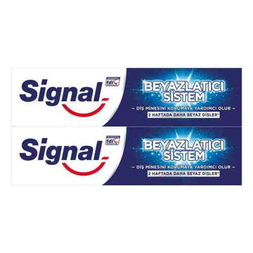 Signal Beyazlatıcı Sistem Diş Macunu 2X75 ml