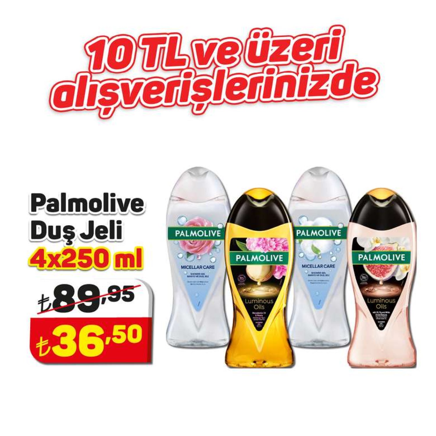 Palmolive Duş Jeli 4X250 Ml