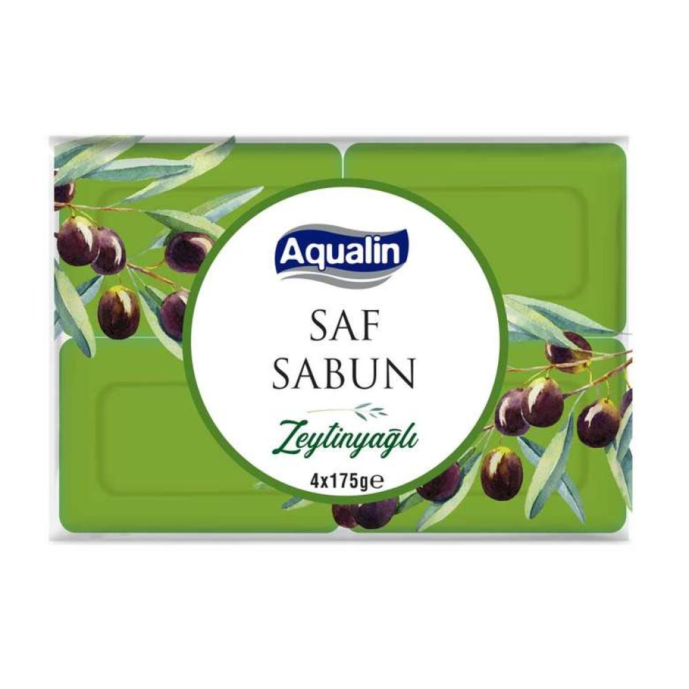Aqualın Katı Sabun Zeytinyağlı 4x175 G