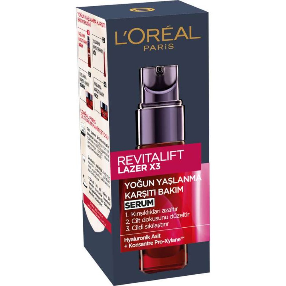 L'Oreal Paris Revitalift Lazer X3 Yoğun Yaşlanma Karşıtı Bakım Serum