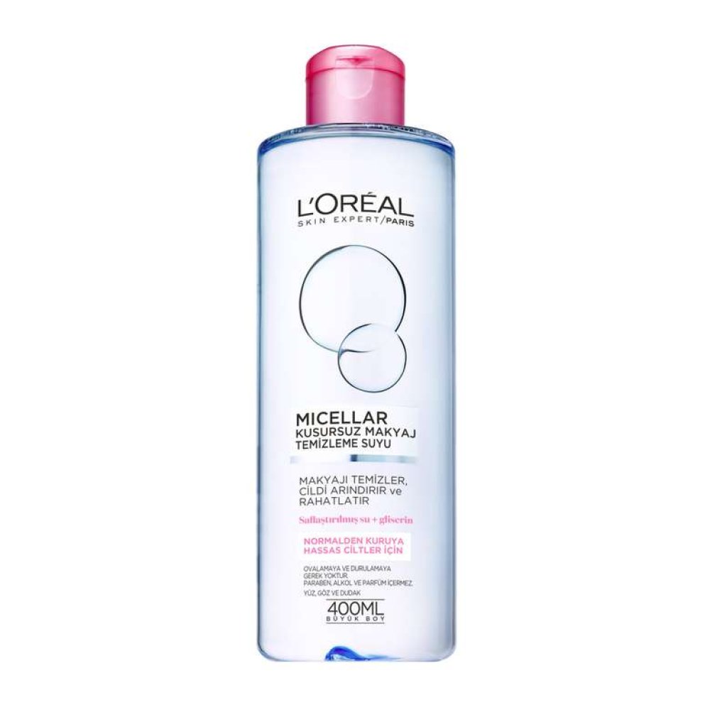 L'Oreal Micellar Hassas Ciltler İçin Makyaj Temizleme Suyu 400 ml