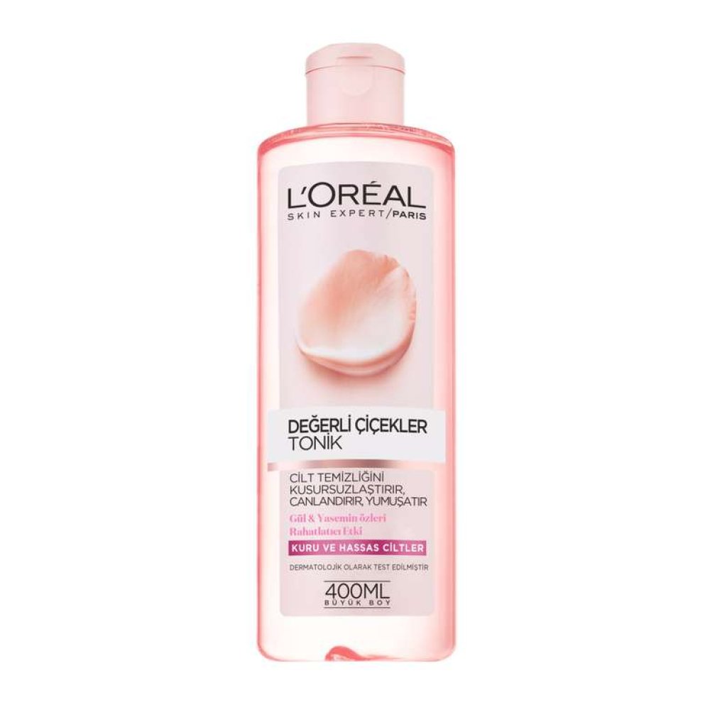 L'Oreal Paris Değerli Çiçekler Kuru&Hassas Ciltler İçin Tonik 400 Ml