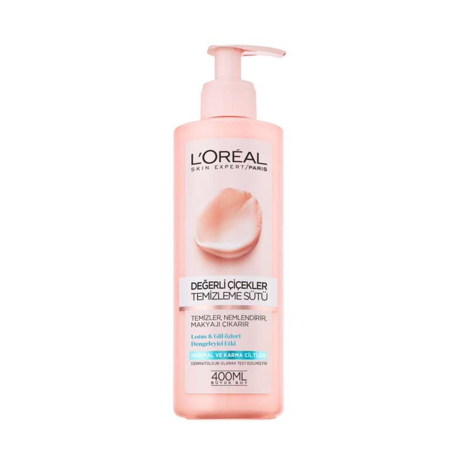 L'Oreal Paris Değerli Çiçekler Yüz Temizleme Sütü Kuru&Hassas Ciltler 400 Ml
