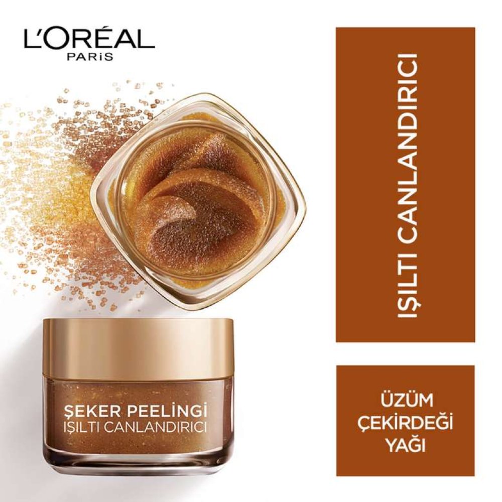 L'Oreal Paris Işıltı Canlandırıcı Şeker Peeling