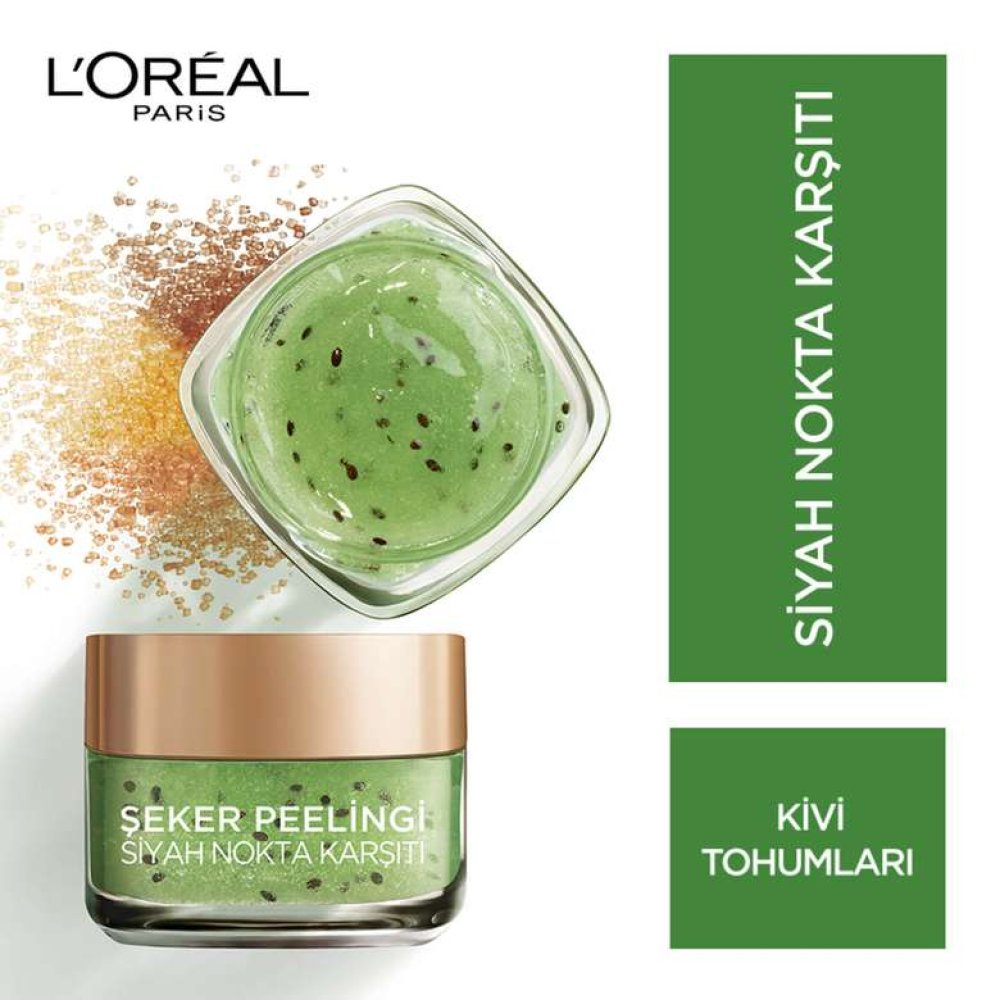 L'Oreal Paris Siyah Nokta Karşıtı Şeker Peeling