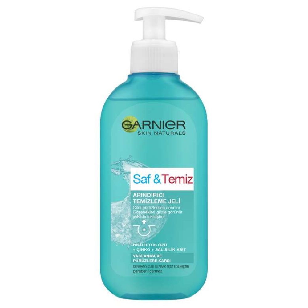 Garnier Saf&Temiz Arındırıcı Yüz Temizleme Jeli 200 Ml