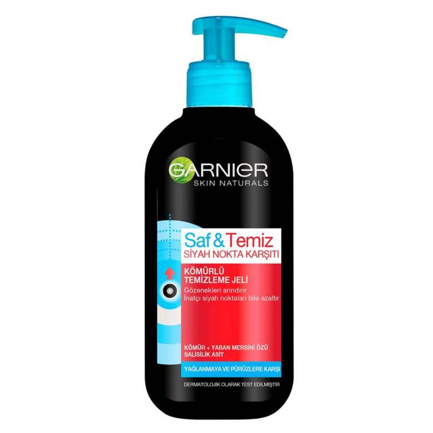 Garnier Saf&Temiz Siyah Nokta Karşıtı Kömürlü Yüz Temizleyici Jel 200 Ml