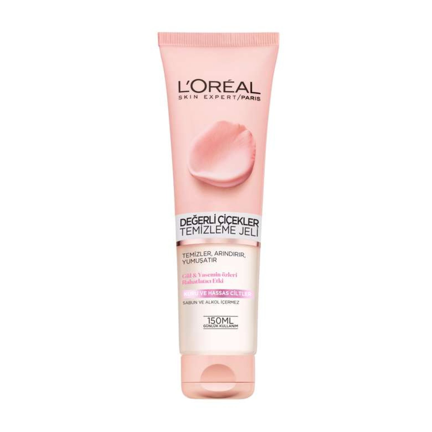 L'Oreal Paris Değerli Çiçekler Yüz Temizleme Jeli Kuru&Hassas Ciltler 150 Ml
