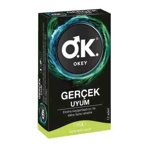 Okey Prezervatif Gerçek Uyum 12'li