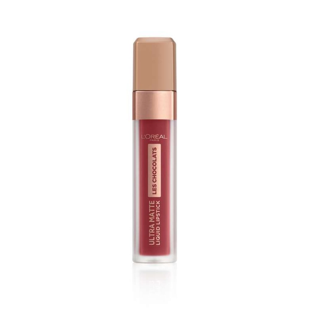 L'Oreal Paris Les Chocolats Ultra Mat Likit Ruj - 864 Tasty Ruby