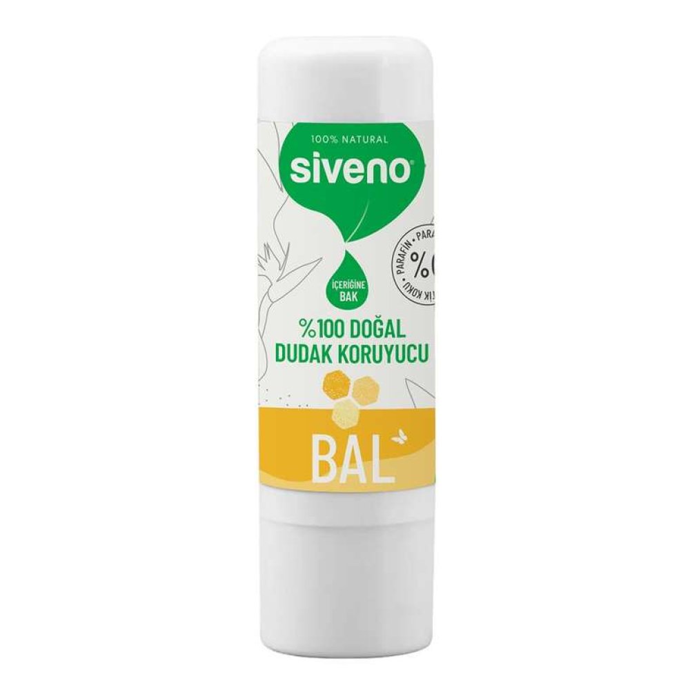 Siveno %100 Doğal Dudak Koruyucu – Bal 6 G