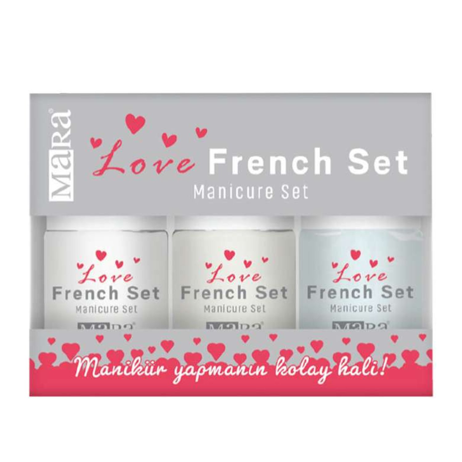 Mara Oje 3'lü Love French Set