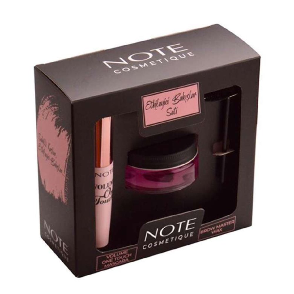 Note Etkileyici Bakışlar Maskara ve Wax 2'li Seti