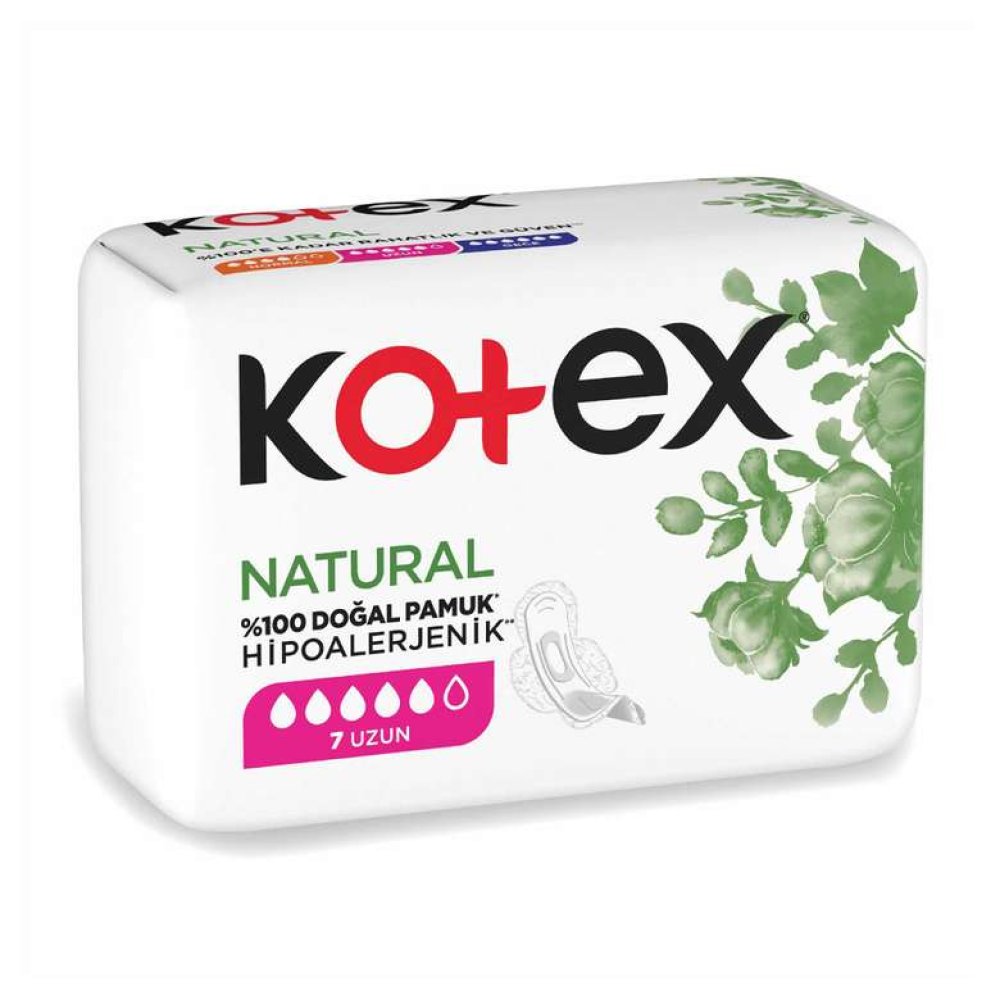 Kotex Natural Hijyenik Ped Ultra Uzun 7'li