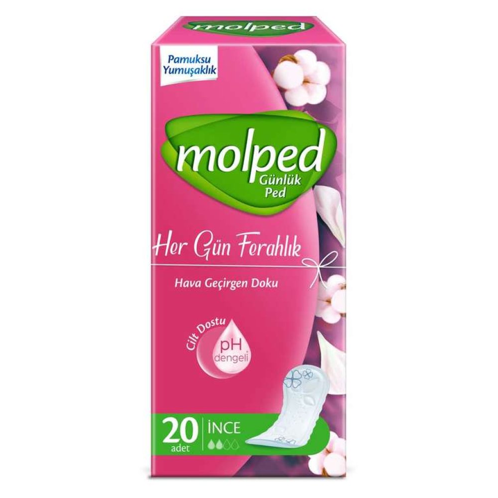 Molped Hijyenik Ped Günlük Light 20'li