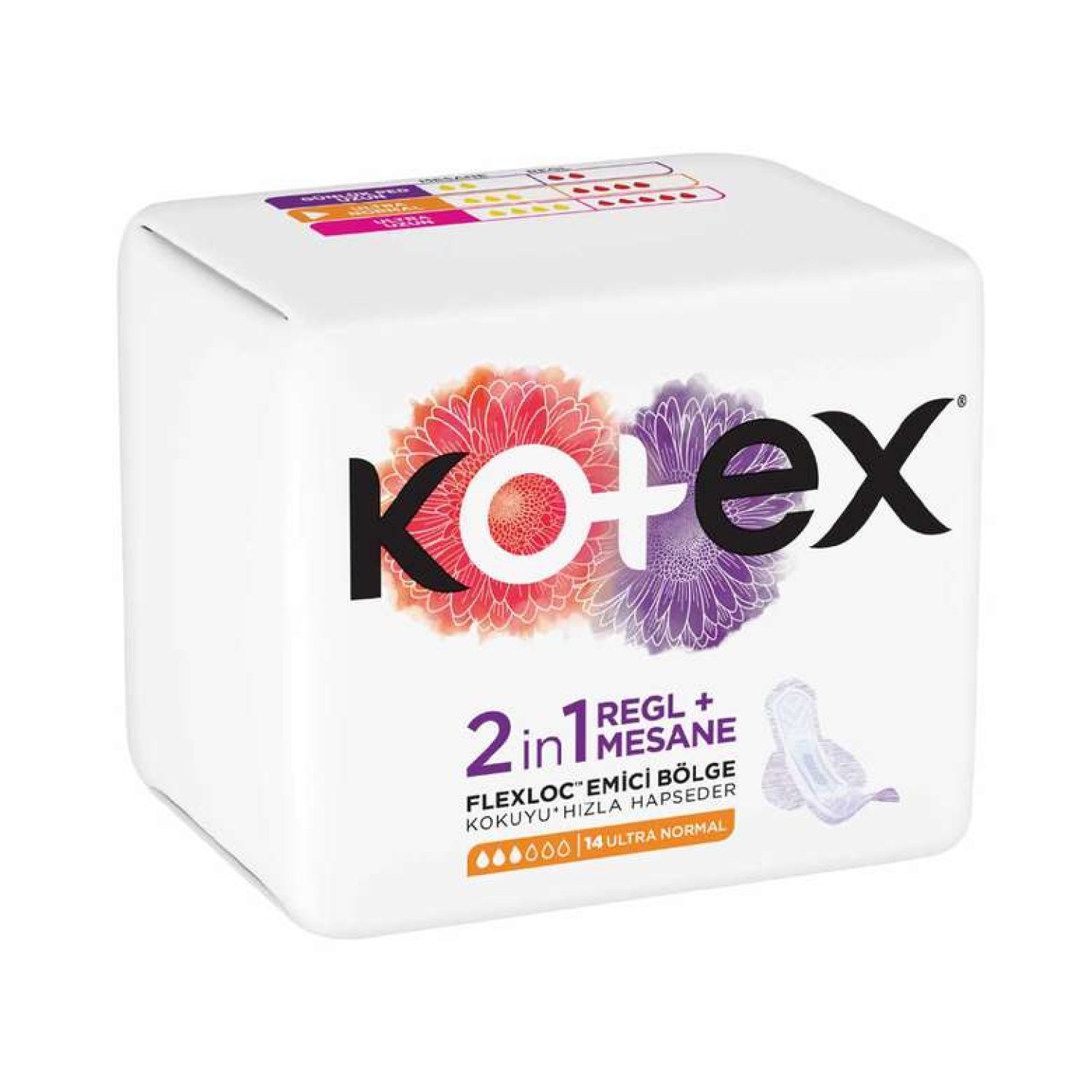 Kotex Hijyenik Ped Ultra Regl+Mesane Normal 14'lü