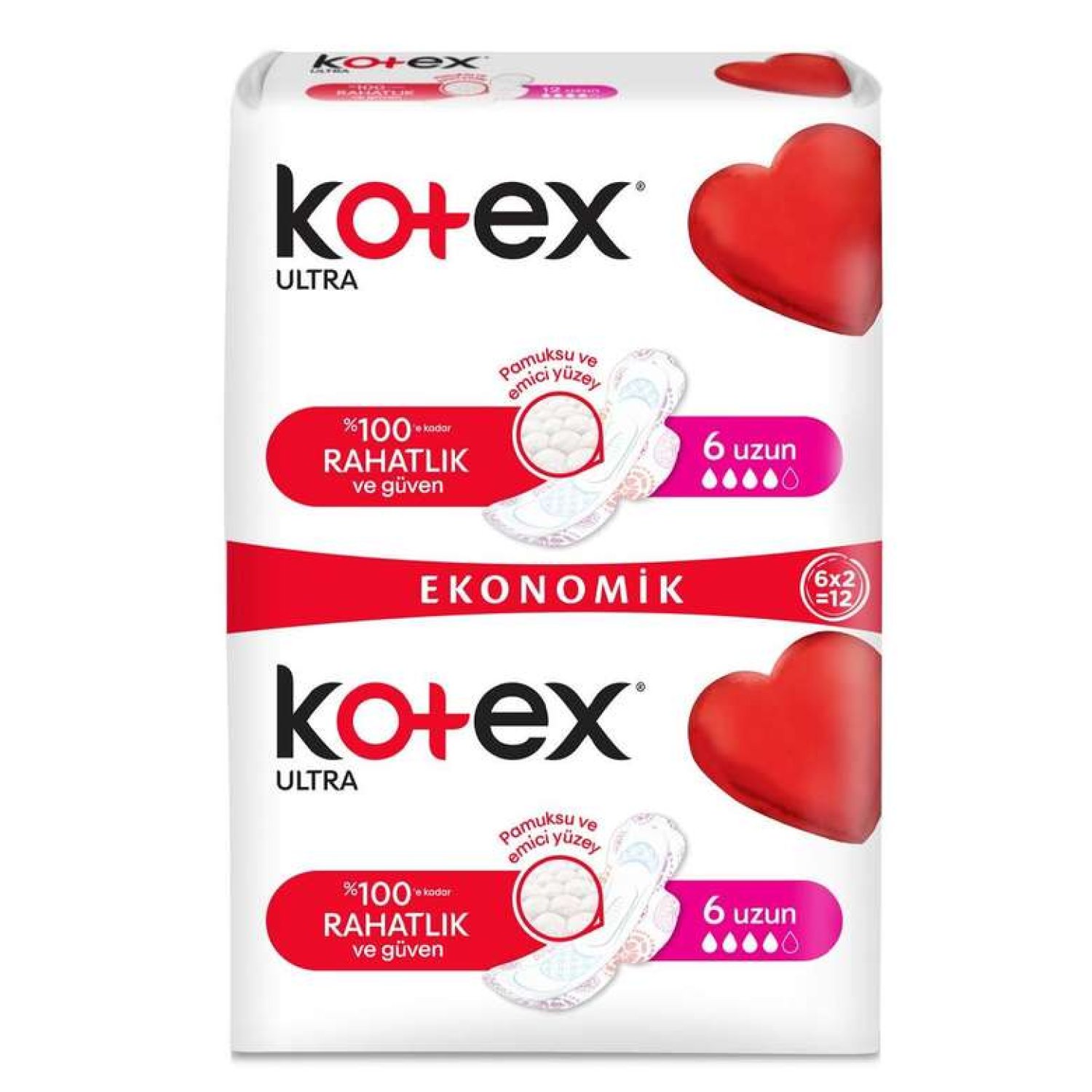 Kotex Hijyenik Ped Uzun 12'li