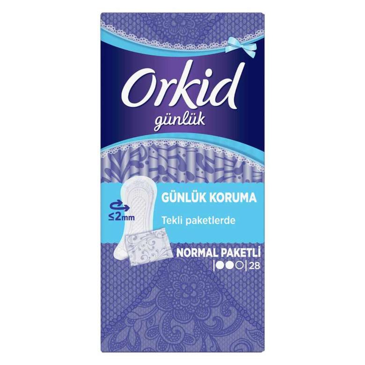 Orkid Hijyenik Ped Günlük 28'li