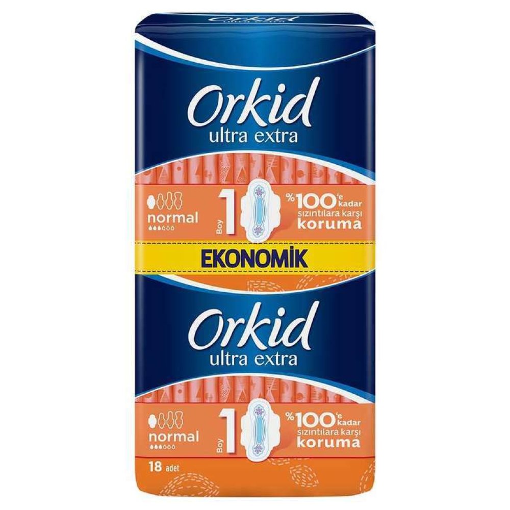 Orkid Hijyenik Ped Ultra Normal 18'li