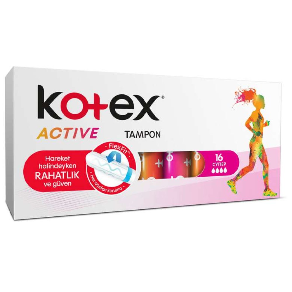 Kotex Active Tampon Süper 16'lı