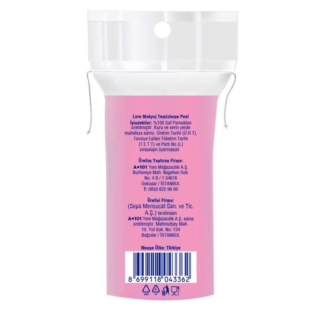 Lure Makyaj Pamuğu 70 Adet