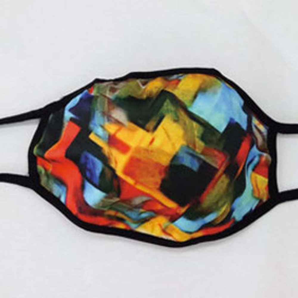 Maske Yıkanabilir Desenli Kırmızı