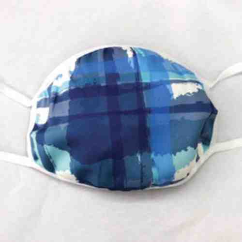 Maske Yıkanabilir Desenli Mavi