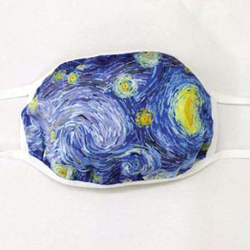 Maske Yıkanabilir Desenli Sarı