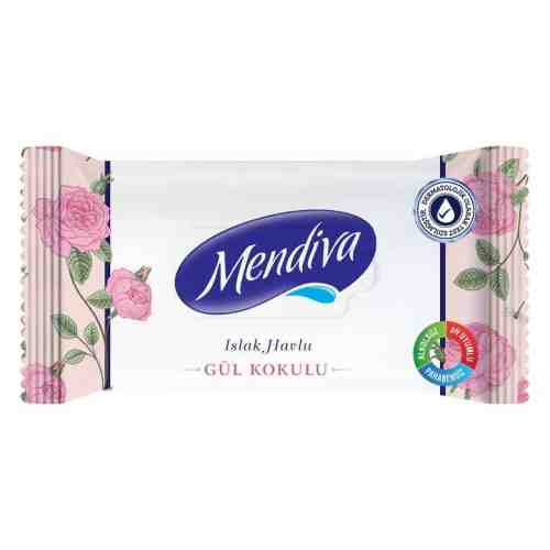 Mendiva Gül Kokulu 60 Yaprak Islak Mendil