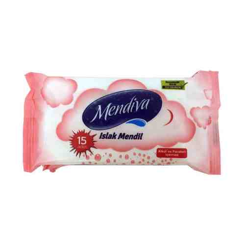 Mendiva Yenidoğan 15 Yaprak 3'lü Paket Islak Mendil