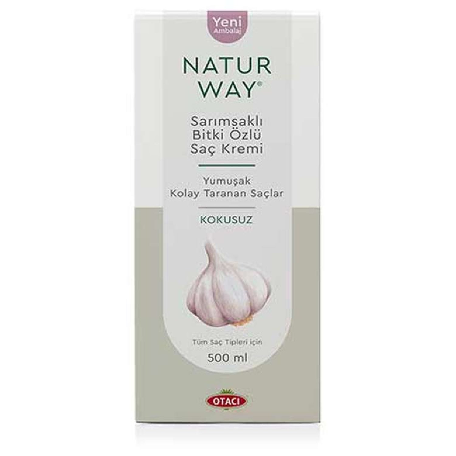 Otacı Saç Kremi Naturway Sarımsaklı 500 Ml
