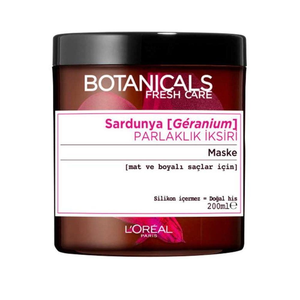 L'Oreal Botanicals Sardunya Parlaklık İksiri Saç Maskesi 200 Ml