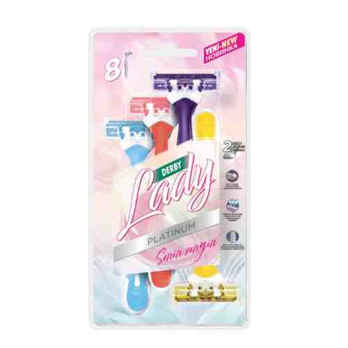 Derby Lady Platinum Çift Bıçaklı Tıraş Bıçağı 8'li