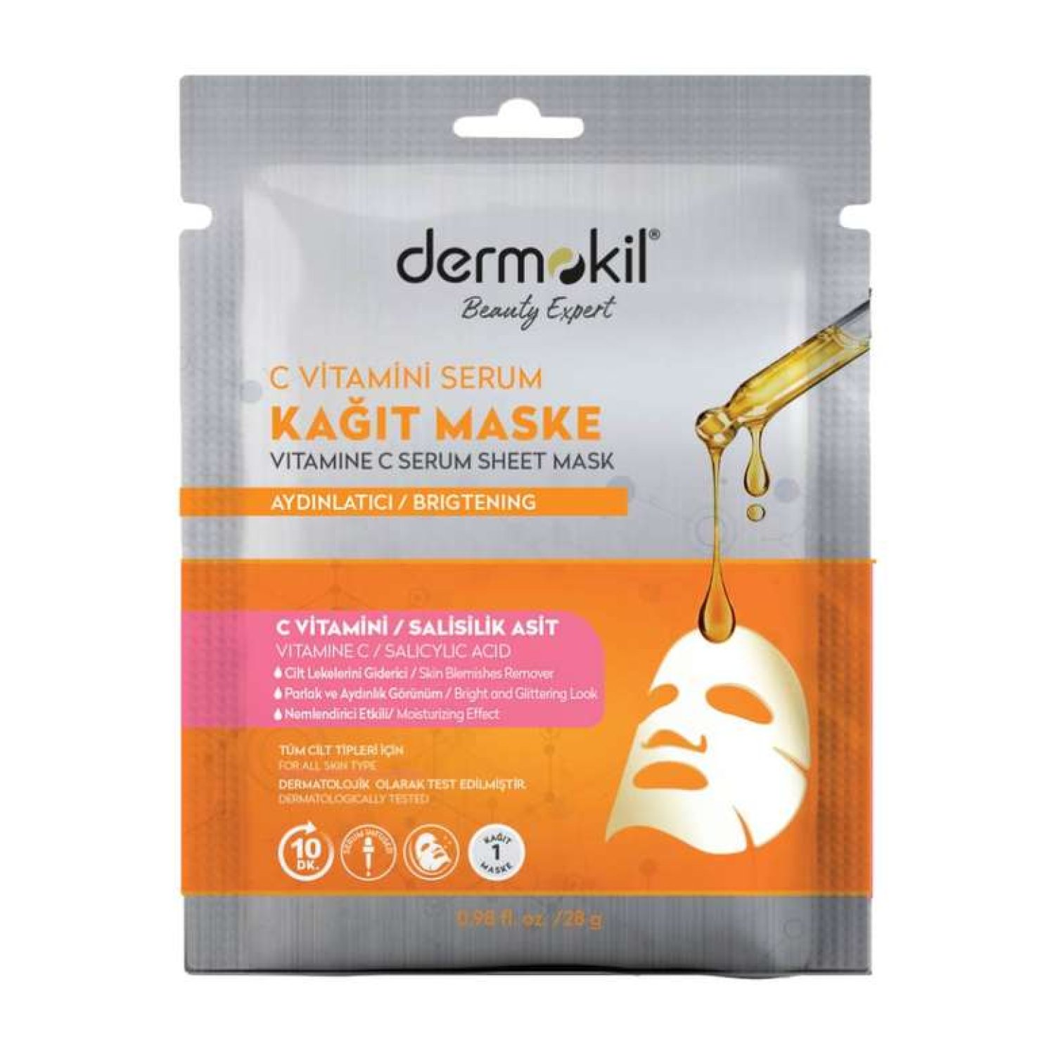 Dermokil C Vitamini Kağıt Maske