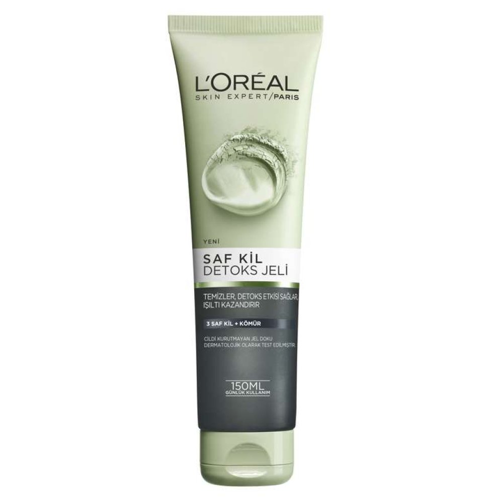 L'Oreal Paris Saf Kil Ve Kömür Özlü Detoks Jeli 150 ml